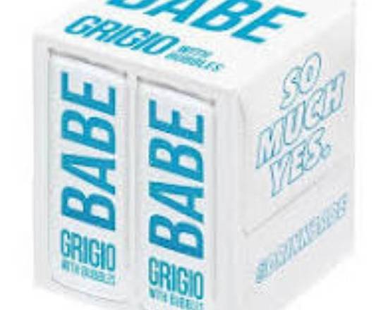 Order Babe Pinot Grigio 4pk 250ml cans 12% food online from Starway Liquor store, Bell Gardens on bringmethat.com