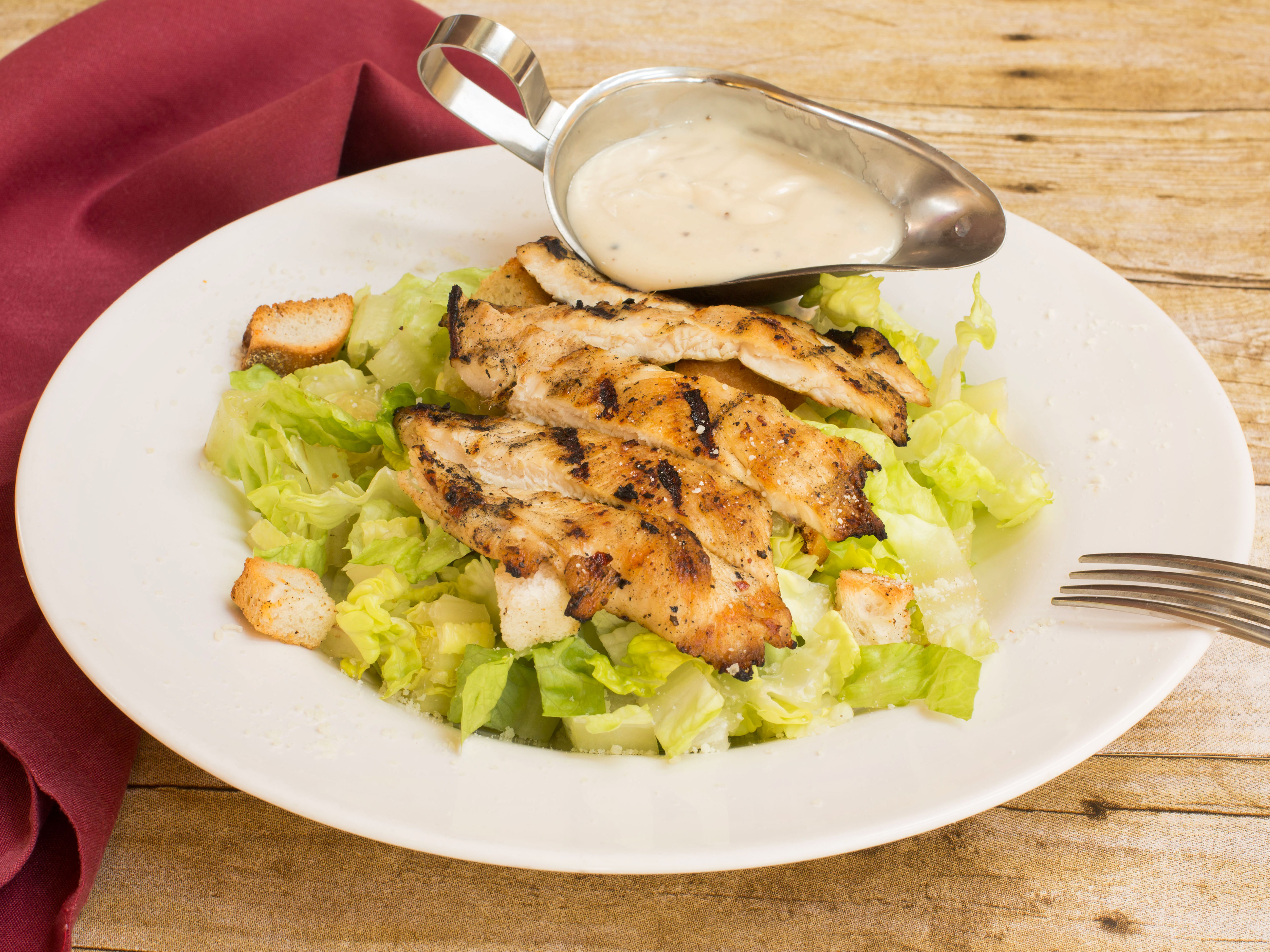 Order Caesar Salad food online from Luigi's Restaurant store, Ridgefield Park on bringmethat.com