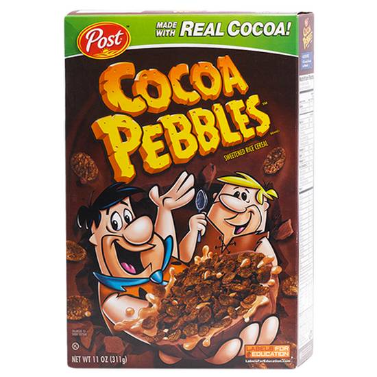 Order Post Cocoa Pebbles Cereal 11oz food online from Everyday Needs by Gopuff store, Las Vegas on bringmethat.com