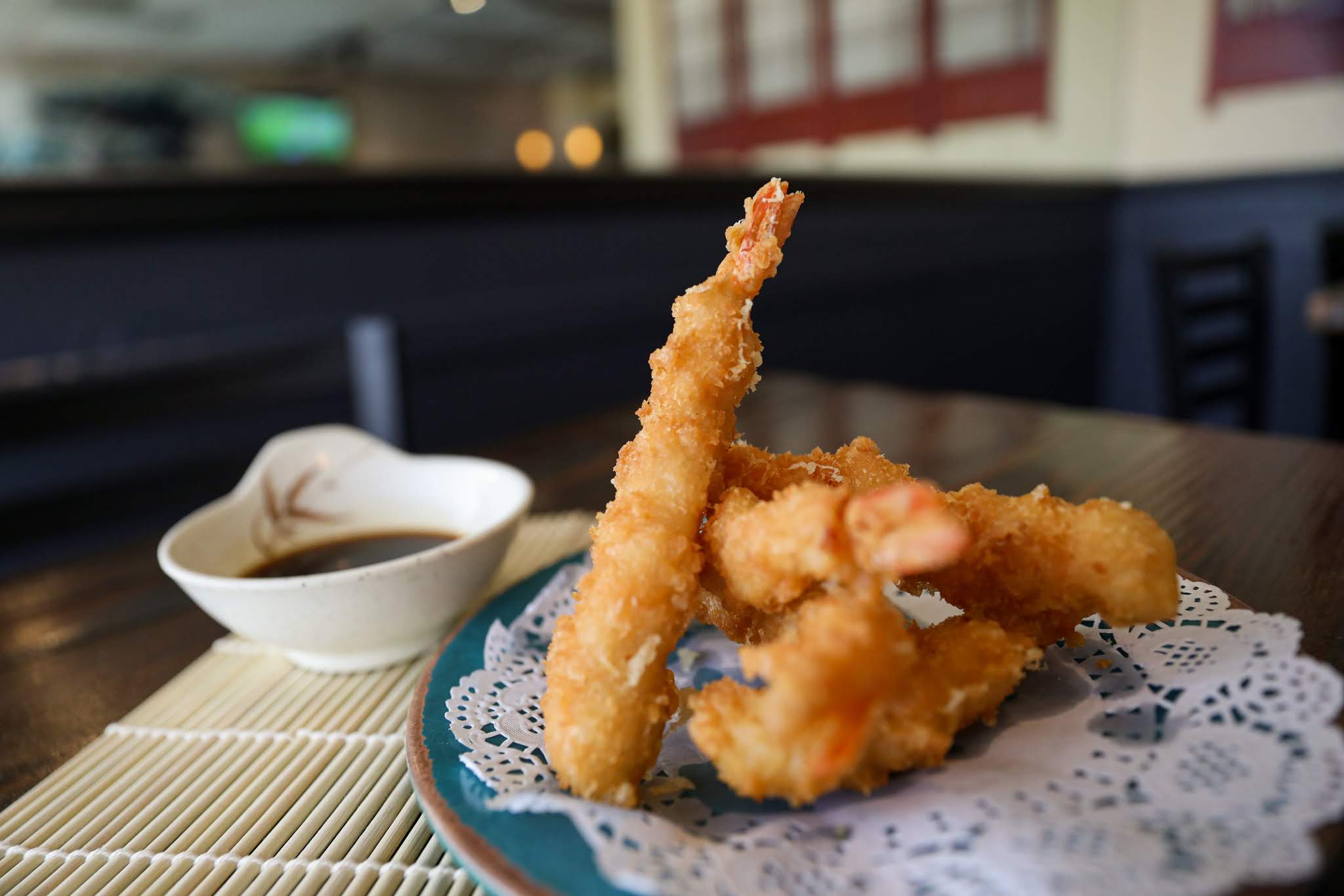 Order A16. Shrimp Tempura food online from Satori Sushi & Teriyaki Grill store, Elk Grove on bringmethat.com