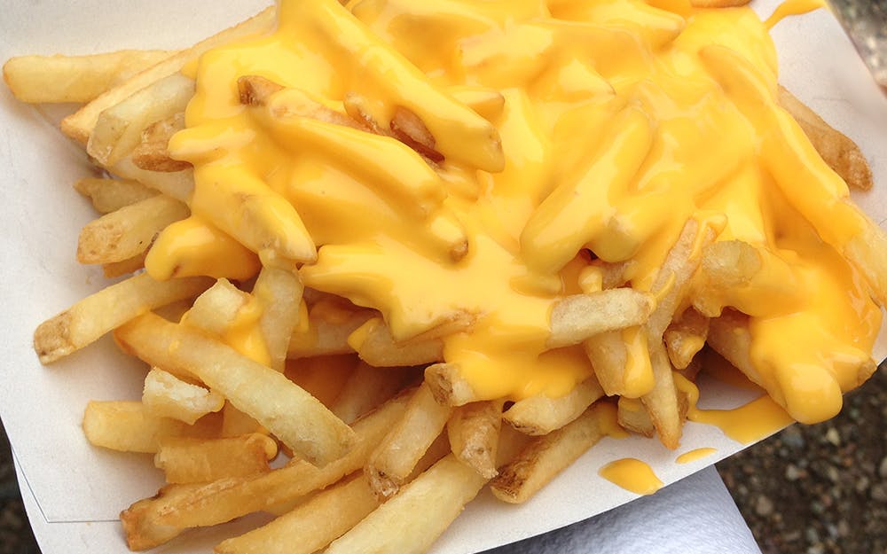 Order Cheese Fries food online from Branco's Pizza store, Medford on bringmethat.com