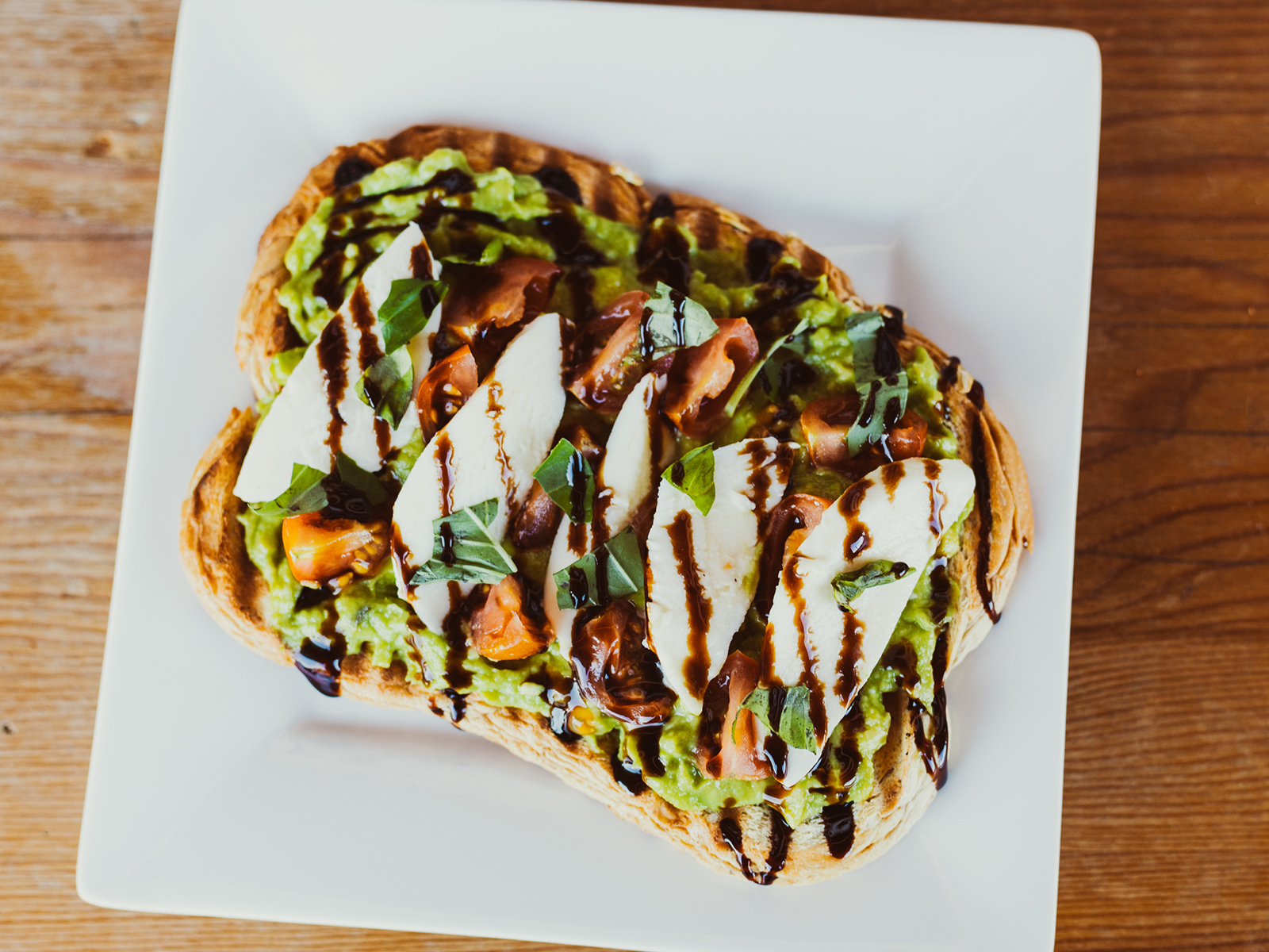 Order Avo Caprese Toast food online from Rothrock Coffee store, State College on bringmethat.com