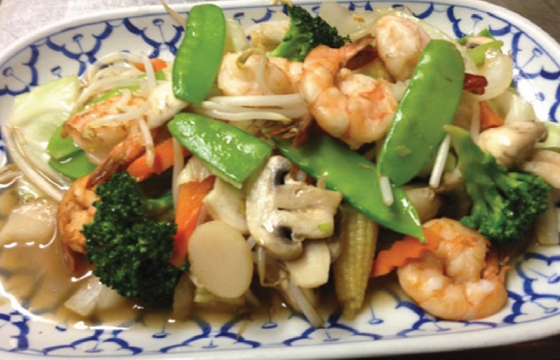 Order 57. Mixed Vegetable Stir Fry food online from Thai Rama Restaurant store, Torrance on bringmethat.com