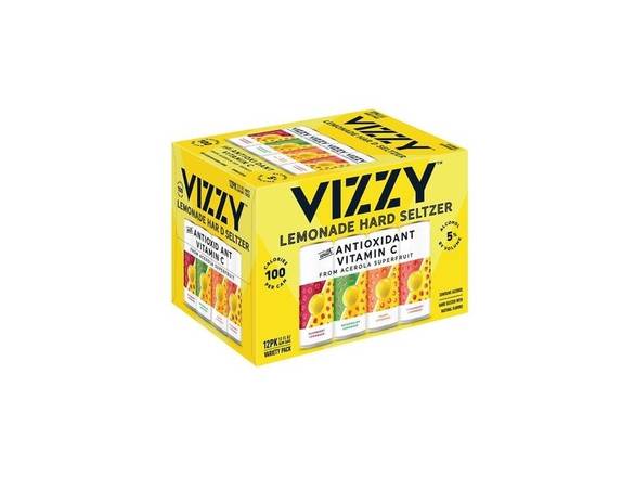 Order Vizzy Hard Seltzer Lemonade Variety Pack - 12x 12oz Cans food online from Goody Goody Liquor Parent store, Dallas on bringmethat.com