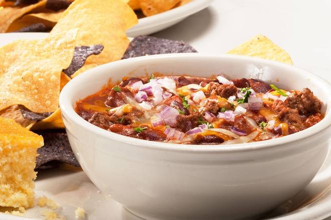 Order CHILI WITH CORNBREAD - BOWL food online from Glory Days Grill store, Culpeper on bringmethat.com