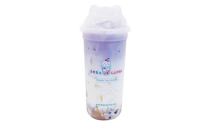 Order Fresh Taro Milk Bubble (24 oz) food online from Boba Cutea store, Gilbert on bringmethat.com
