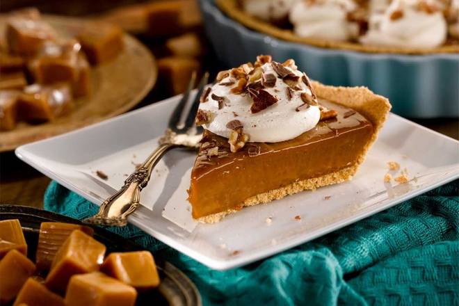 Order Ooey Gooey Caramel Pie - Slice food online from O'charley store, Knoxville on bringmethat.com
