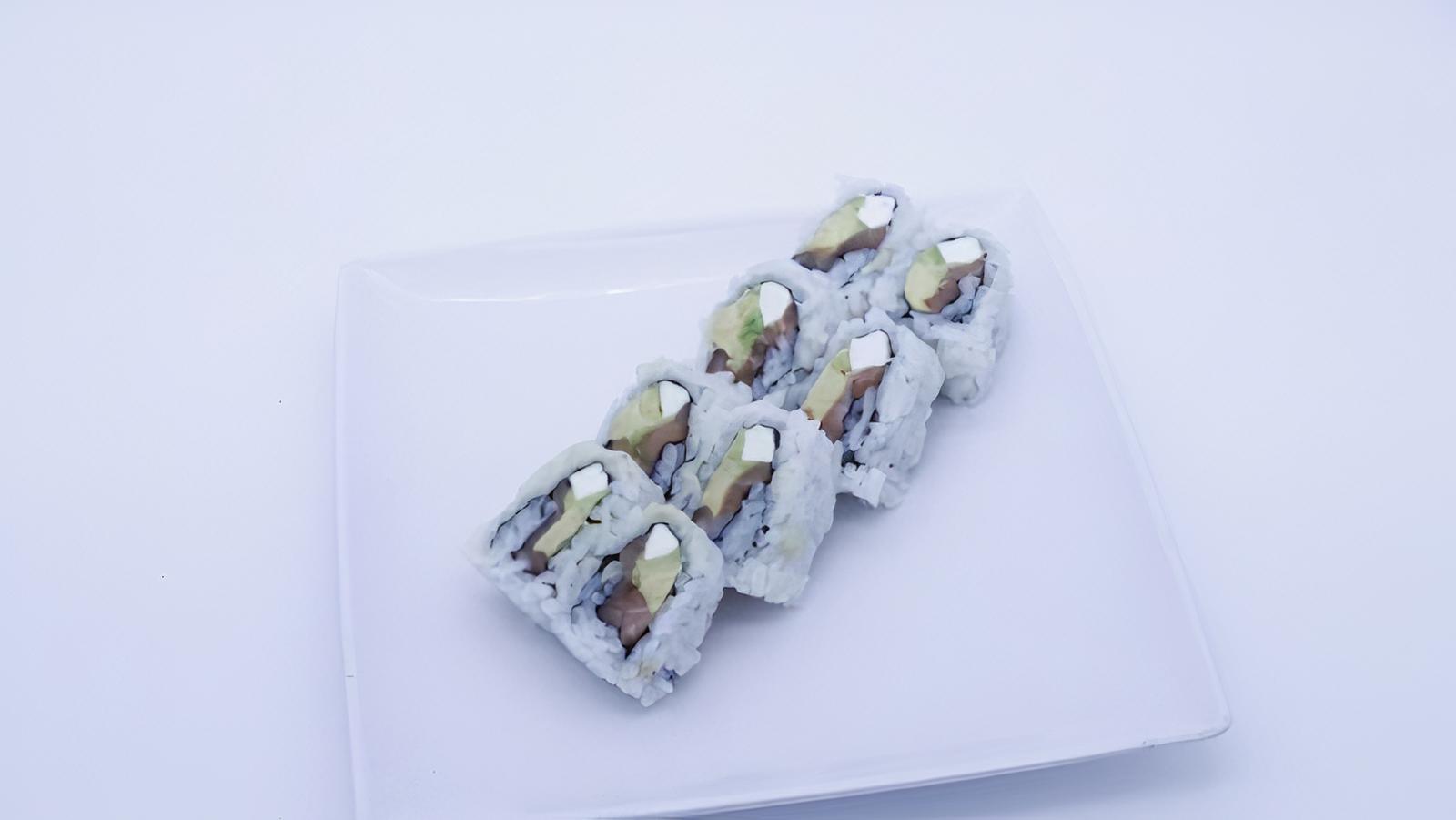 Order Philadelphia Roll food online from Sapporo Revolving Sushi store, Las Vegas on bringmethat.com