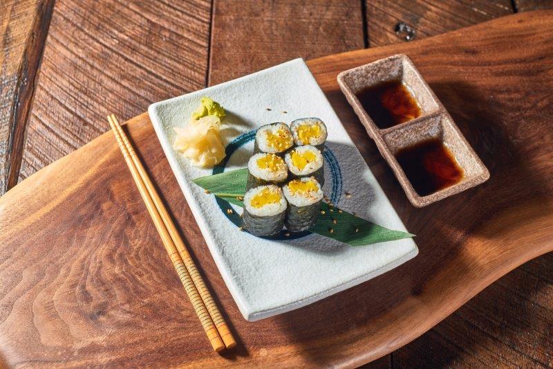 Order Oshinko Maki food online from Rocket Sushi store, San Francisco on bringmethat.com