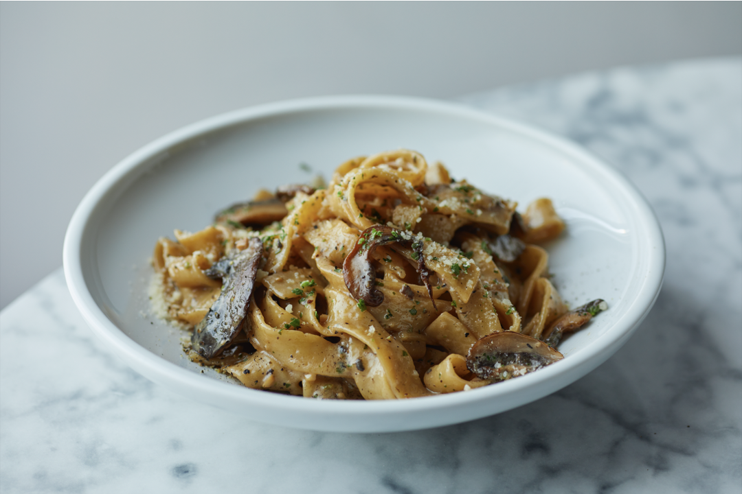 Order Mushroom Pappardelle food online from The Granola Bar store, Rye on bringmethat.com