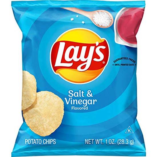 Order Lay'S, Salt & Vinegar Flavored, Potato Chips food online from Exxon Food Mart store, Port Huron on bringmethat.com