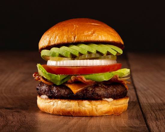 Order The Bacon Avocado Burger food online from Ranch Burger Co. store, Detroit on bringmethat.com
