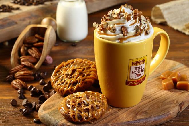 Order Turtle Mocha food online from Nestle Toll House Cafe store, Houston on bringmethat.com