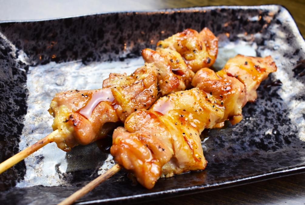 Order Chicken Yakitori Small Plate food online from Akaya Sushi, Izakaya & Ramen store, Richardson on bringmethat.com