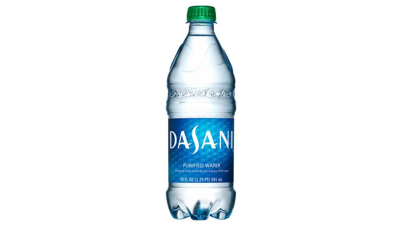 Order Dasani Purified Water Bottle 20 Fl Oz food online from Valero Food Mart store, Murrayville on bringmethat.com