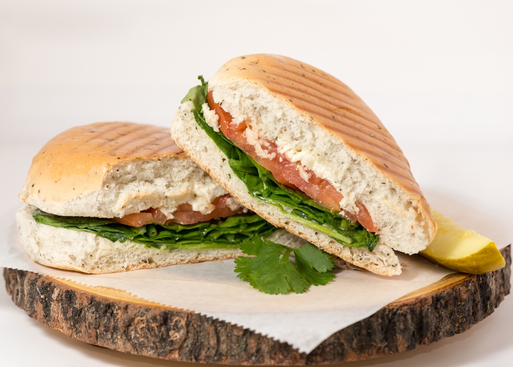 Order Caprese Panini food online from High Tower Cafe store, Houston on bringmethat.com