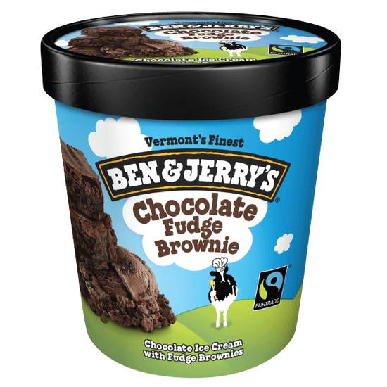 Order Ben & Jerry's Chocolate Fudge Brownie Ice Cream 16oz food online from Casey'S store, Grand Island on bringmethat.com