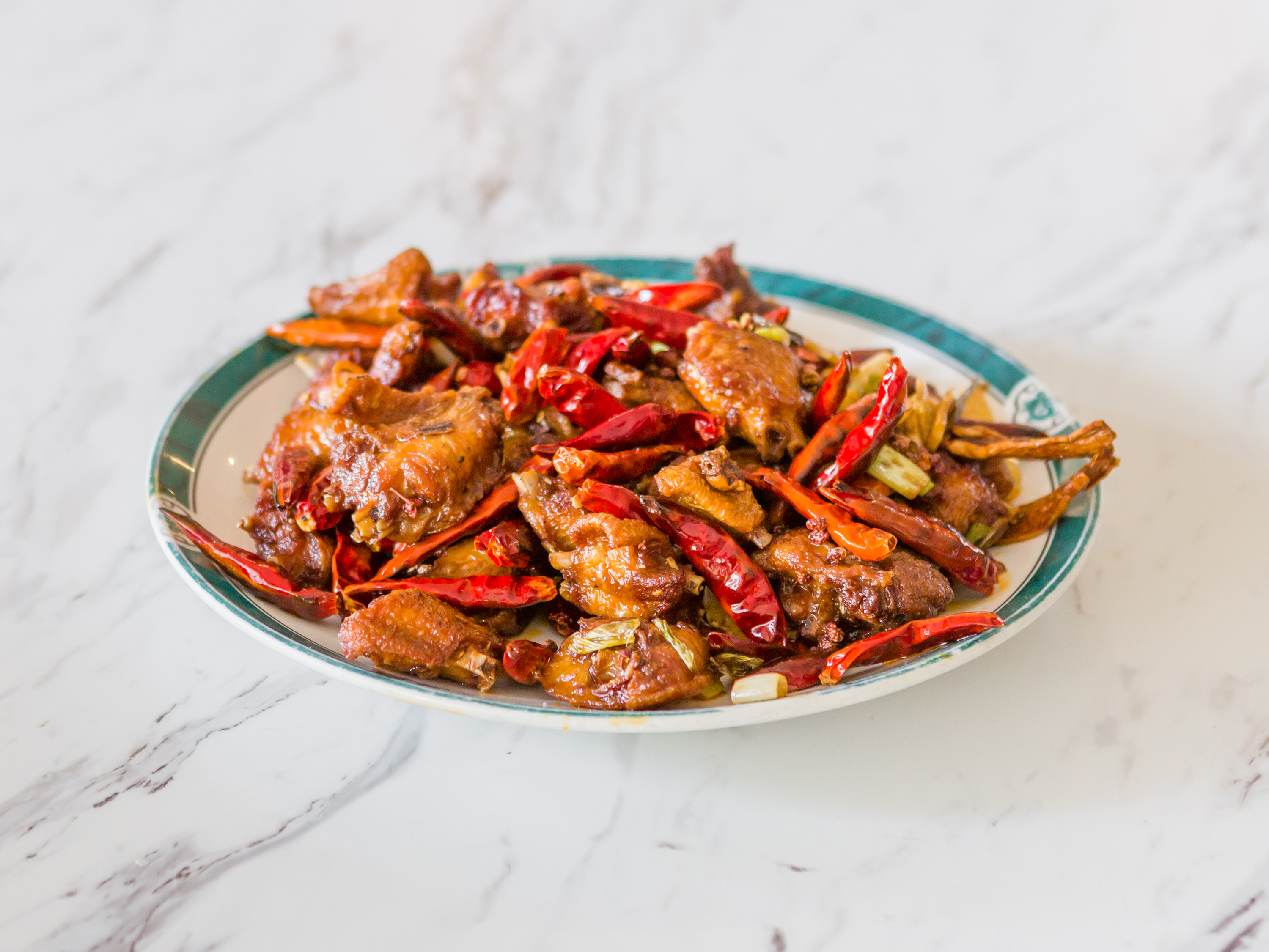 Order Hot Spicy Szechuan Chicken food online from Darda Seafood store, Milpitas on bringmethat.com