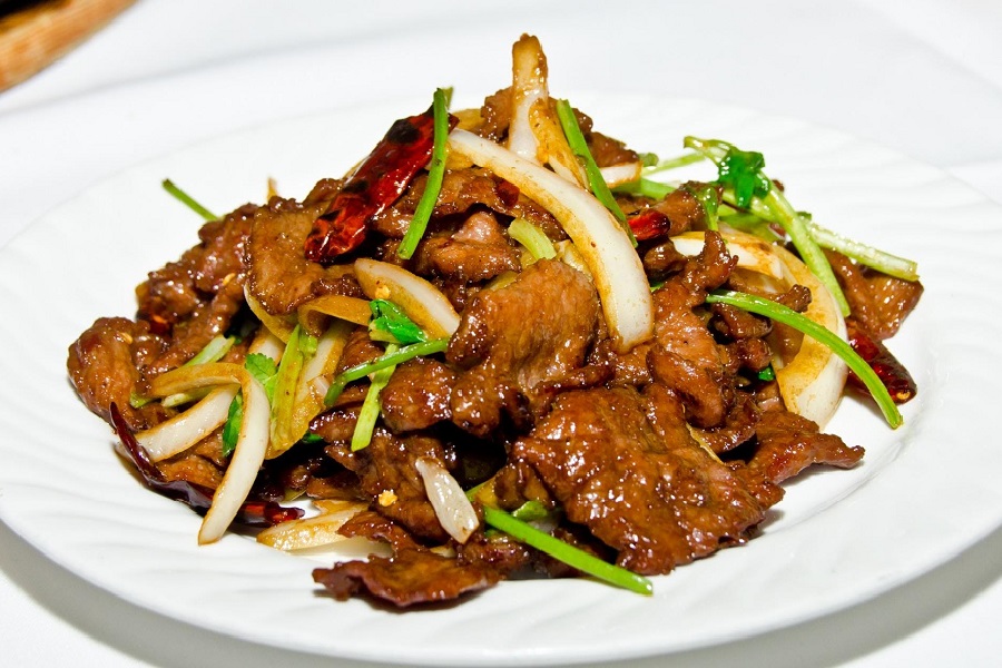 Order 72. Mongolian Beef food online from Red Bowl store, Grand Rapids on bringmethat.com
