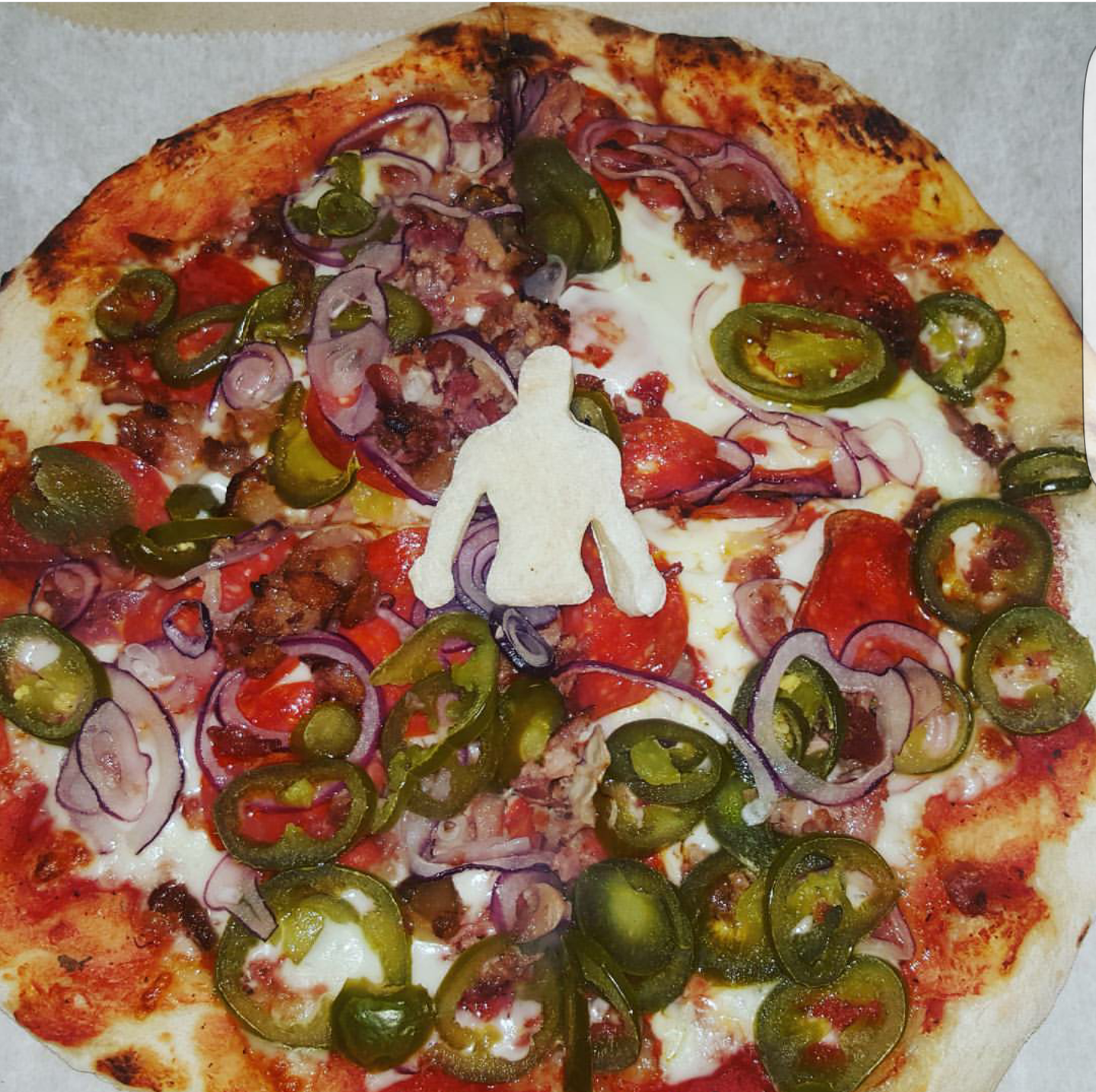 Order Iron Man Pizza food online from Super hero sub shop store, Jersey City on bringmethat.com