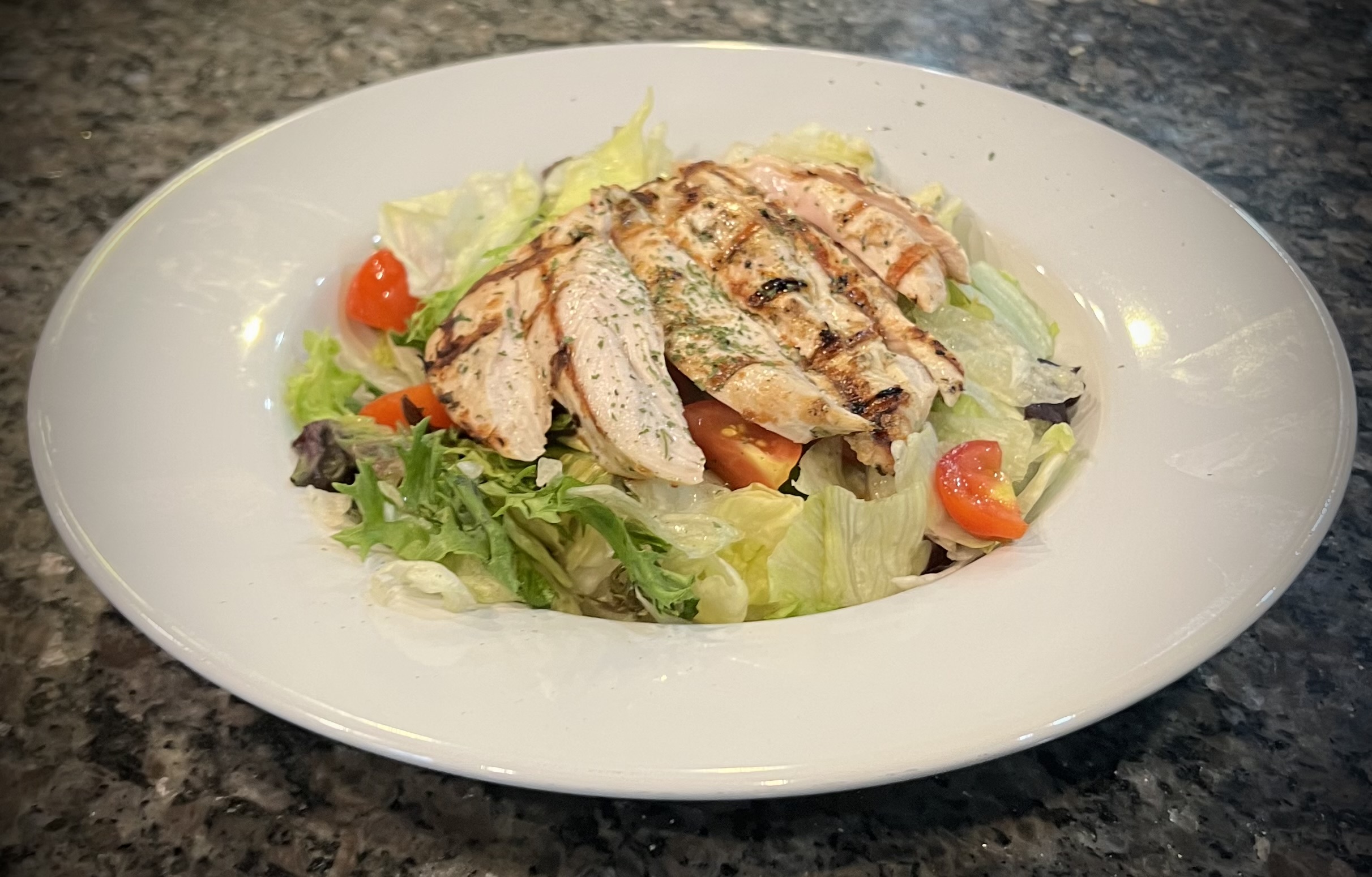 Order Grilled Chicken Salad food online from Margherita Pizzeria store, Reading on bringmethat.com