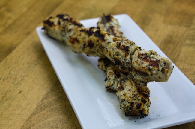 Order Grilled Chicken Souvlaki Stick ( 1 Stick) food online from Gyro Gyro store, Hartsdale on bringmethat.com