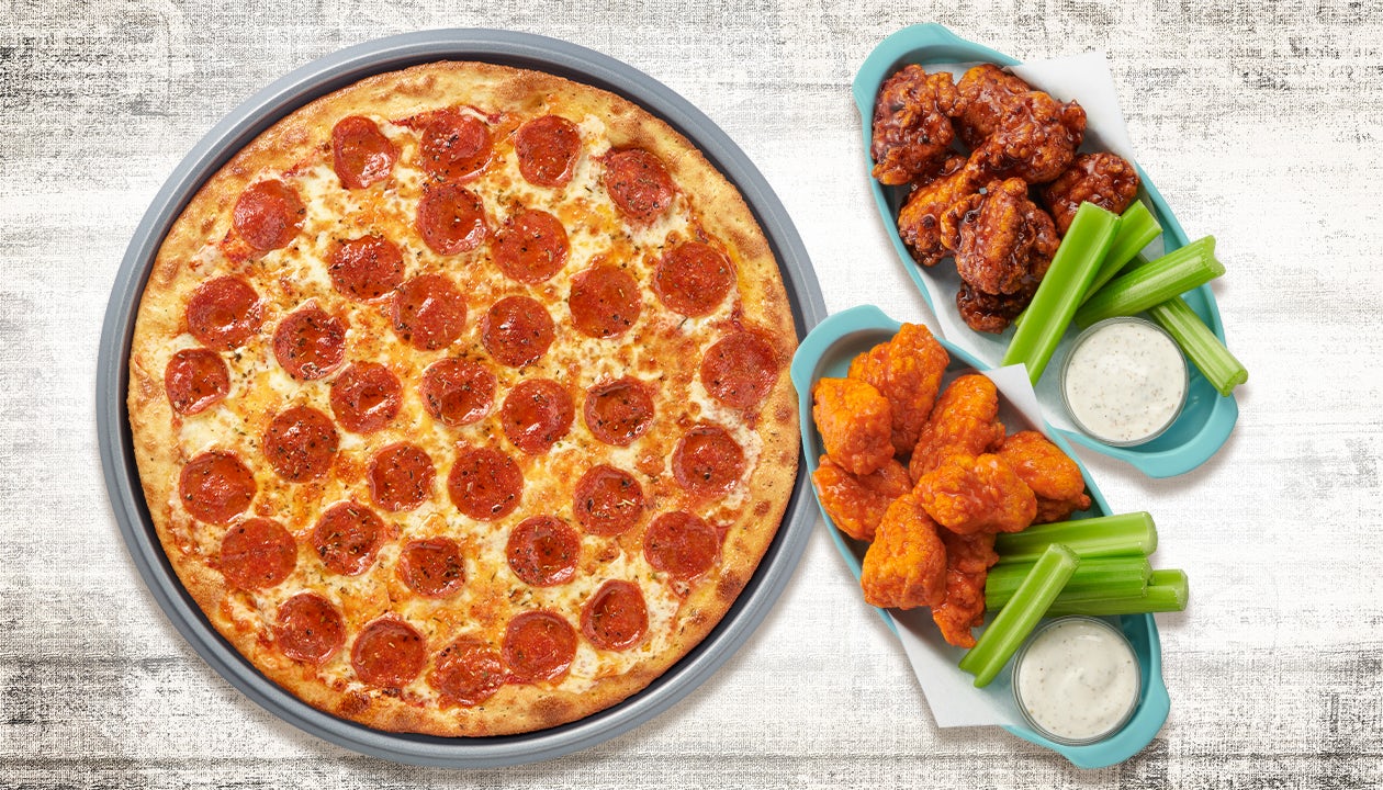 Order Pizza & Boneless Wings Combo food online from Pasqually's Pizza & Wings store, West Islip on bringmethat.com