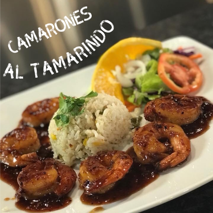 Order Camarones Al  Tamarindo Platillo food online from Mariscos El Charco store, Elgin on bringmethat.com