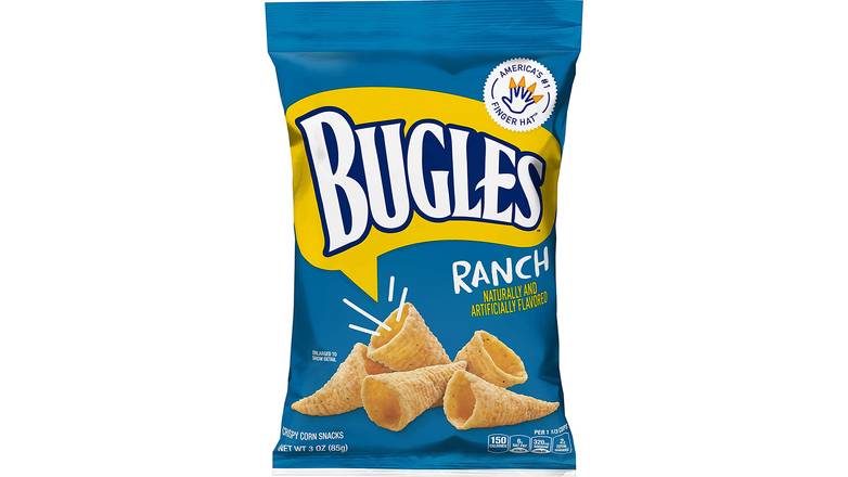 Order Bugles Corn Snacks, Ranch food online from Trumbull Mobil store, Trumbull on bringmethat.com