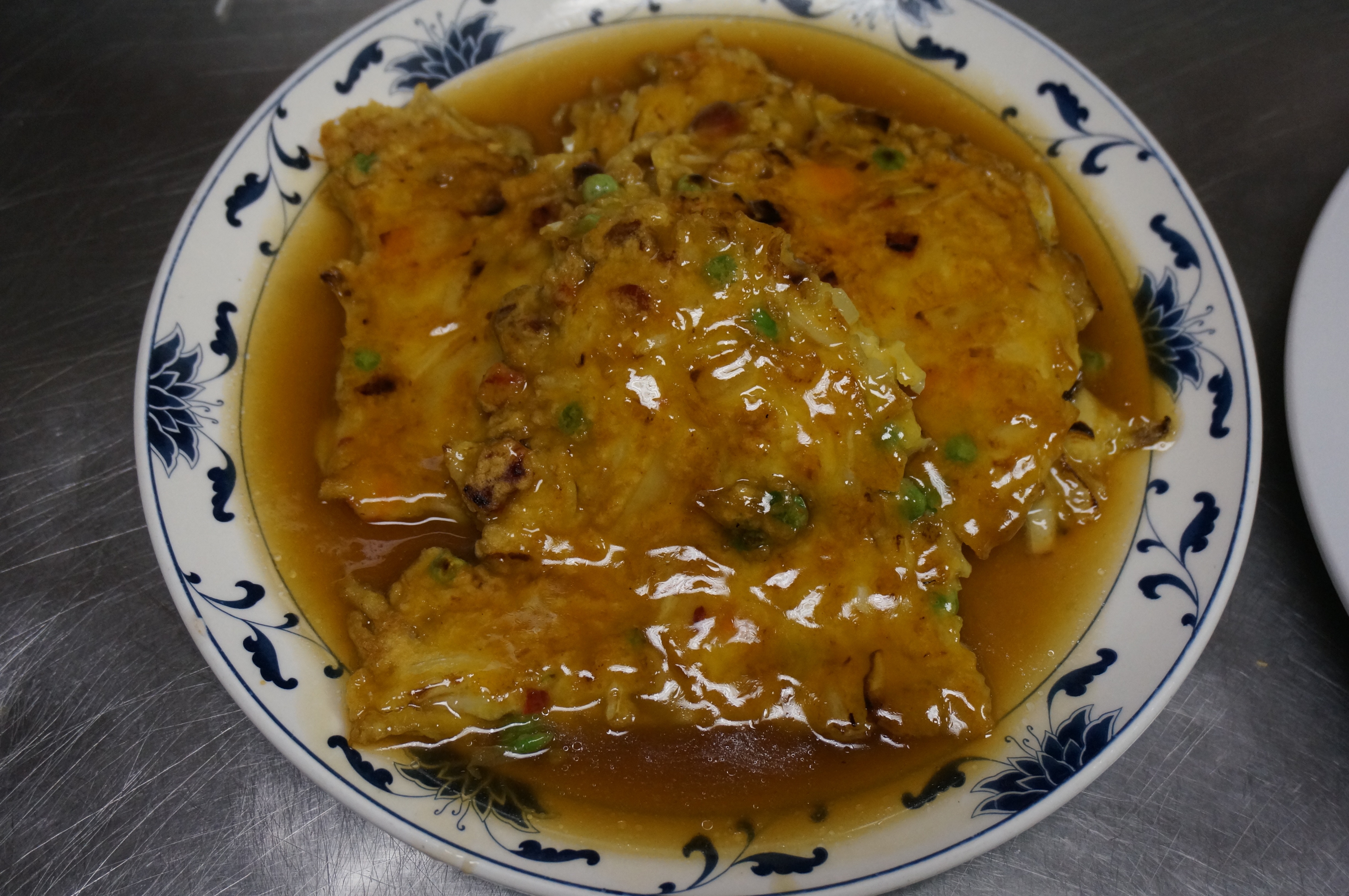 Order 124. Char Siu Egg Foo Yung food online from Mayflower Chinese store, Capitola on bringmethat.com