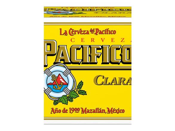 Order Pacifico Clara Lager Mexican Beer - 24x 12oz Bottles food online from Bin Bucks Liquor store, Costa Mesa on bringmethat.com