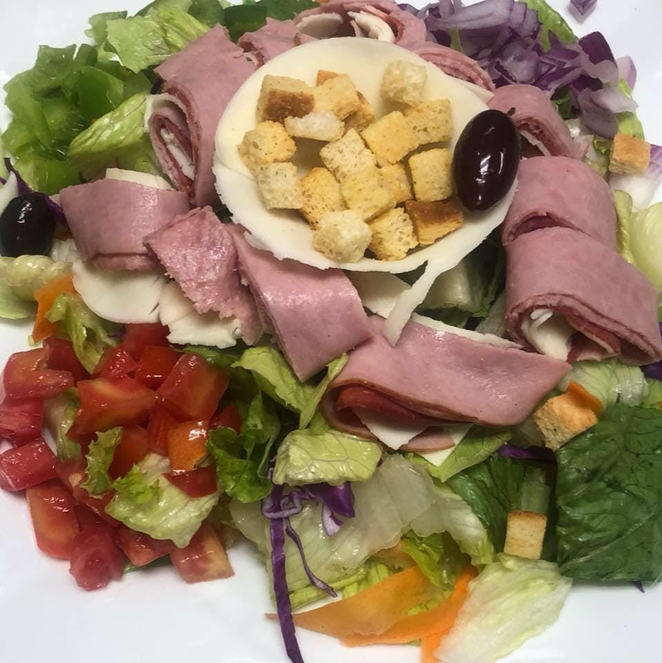 Order Antipasto Salad - Salad food online from Mama Mia Pizza & Grill store, Dover on bringmethat.com