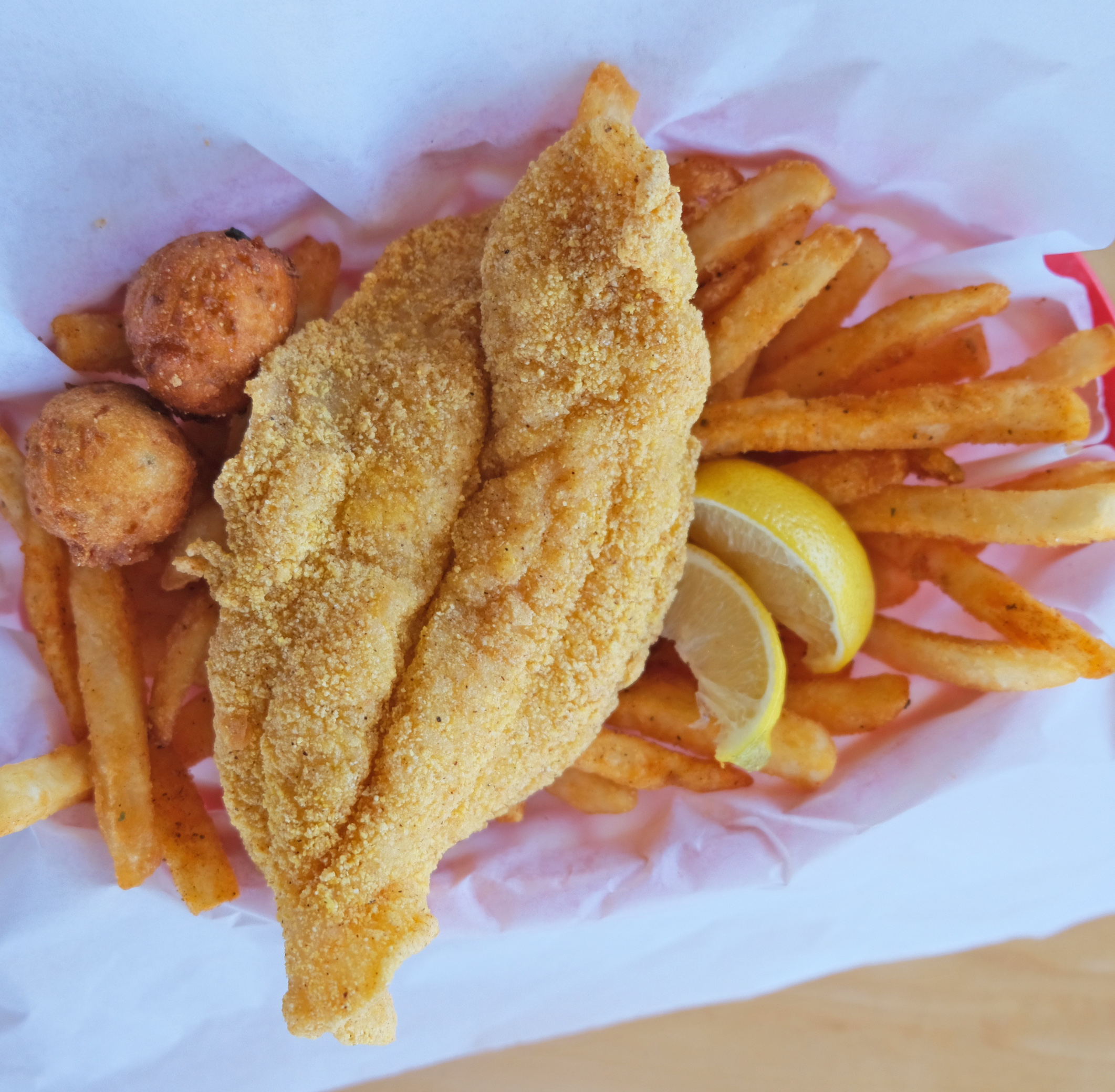 Order Catchfish Basket food online from The Catch store, Oklahoma City on bringmethat.com