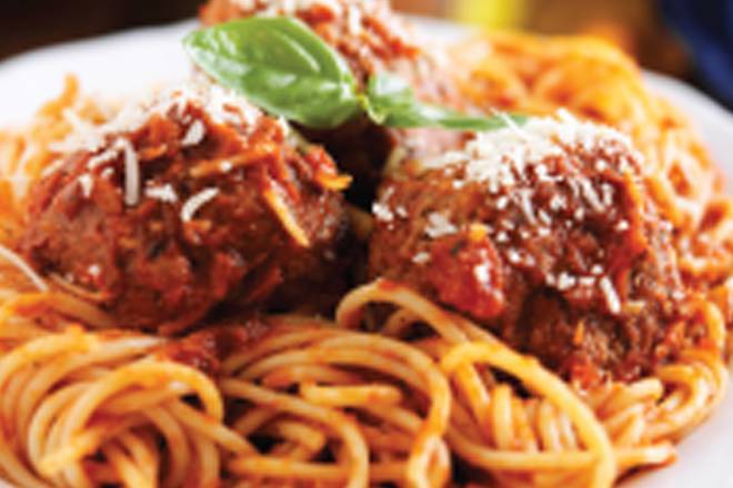 Order Spaghetti & Meatballs food online from Noble Roman Craft Pizza & Pub store, Carmel on bringmethat.com