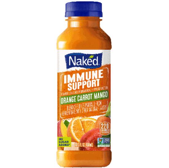 Order Naked Juice Immune Support - Orange Carrot Mango food online from IV Deli Mart store, Goleta on bringmethat.com