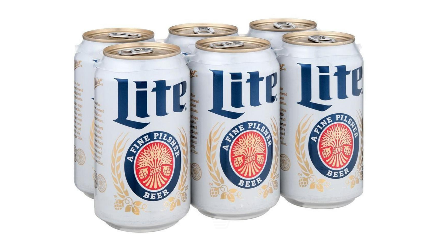 Order Miller Brewing Co Miller Lite 6 Pack 12oz Cans food online from Orcutt Liquor & Deli store, Orcutt on bringmethat.com