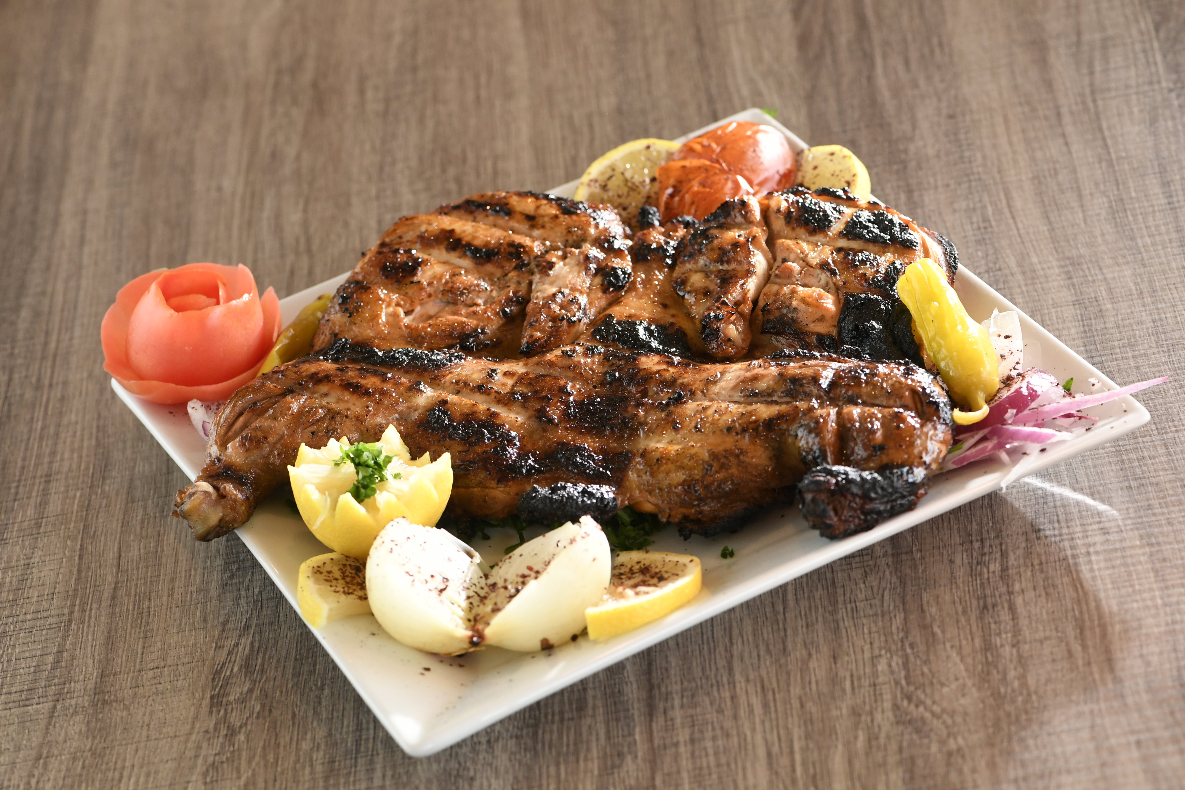 Order Whole Char Grilled Chicken food online from Kababchi Grill store, San Antonio on bringmethat.com