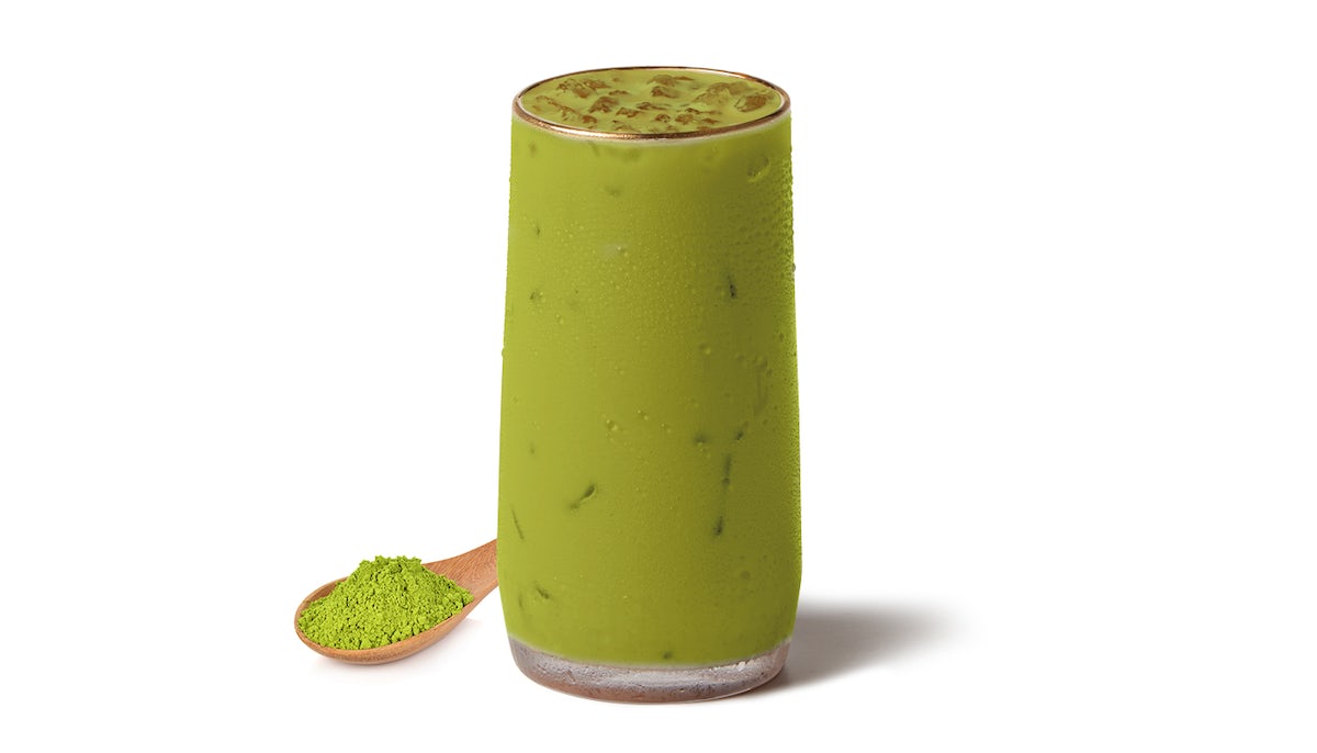 Order Green|Matcha Iced Tea Latte food online from The Coffee Bean & Tea Leaf store, Redlands on bringmethat.com