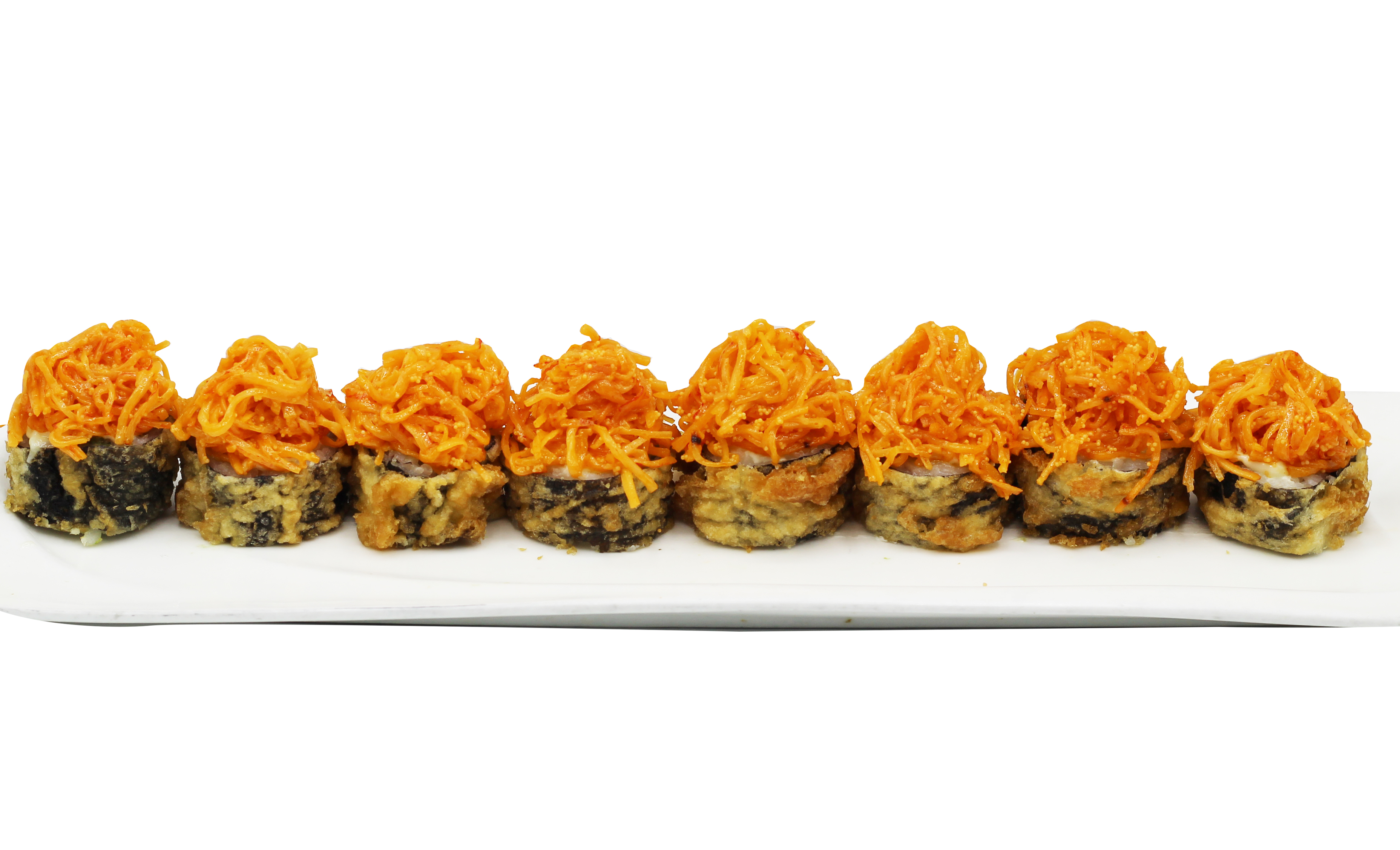 Order Mighty Volcano Roll (8 pc.) food online from Chin-Chin Cafe store, Ashburn on bringmethat.com