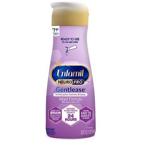 Order Enfamil NeuroPro Gentlease Infant Formula - 32.0 fl oz food online from Walgreens store, Cincinnati on bringmethat.com