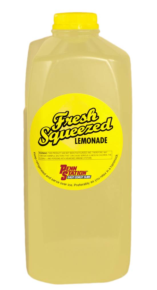 Order Half Gallon Fresh-Squeezed Lemonade food online from Penn Station store, Indianapolis on bringmethat.com