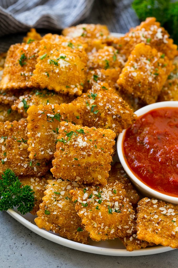 Order Fried Ravioli food online from Mario's Pizza & Italian Restaurant store, Rock Hill on bringmethat.com