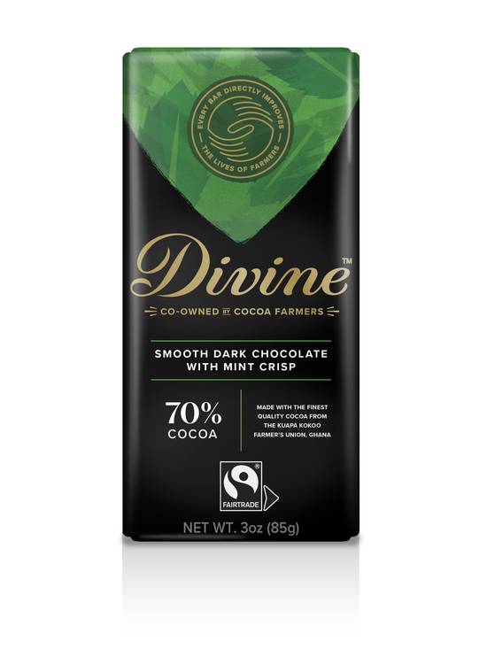 Order Divine 70% Dark Chocolate with Mint Crisp (3 oz) food online from Rite Aid store, Eugene on bringmethat.com