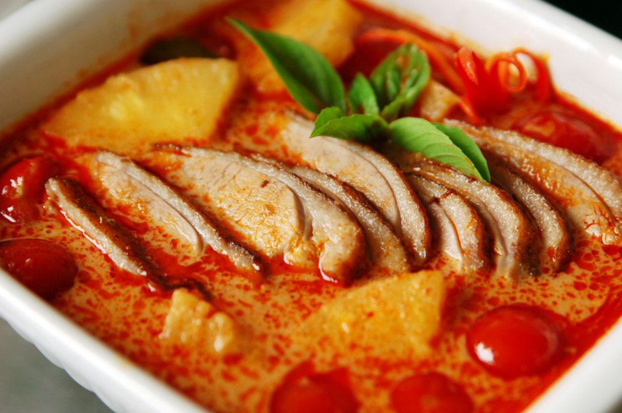 Order Duck Curry food online from The Patio Fine Thai Cuisine store, Seattle on bringmethat.com