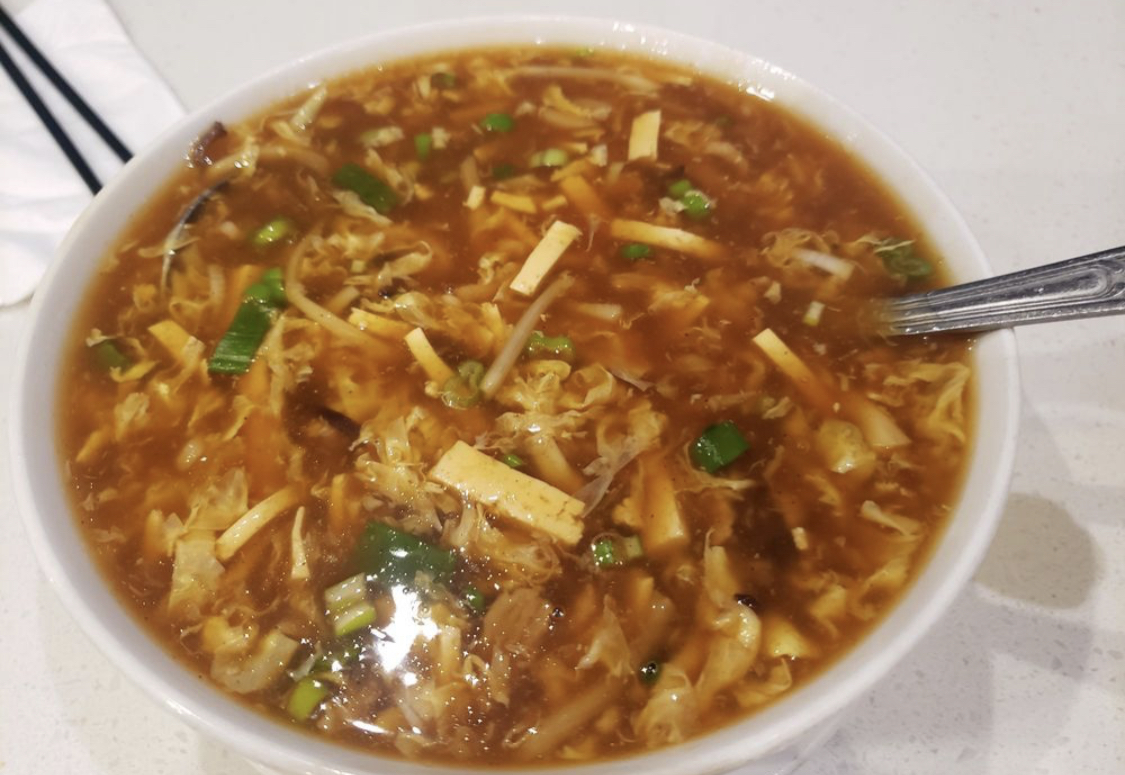 Order 13. Hot and Sour Soup food online from Jiang Nan Spring store, Alhambra on bringmethat.com