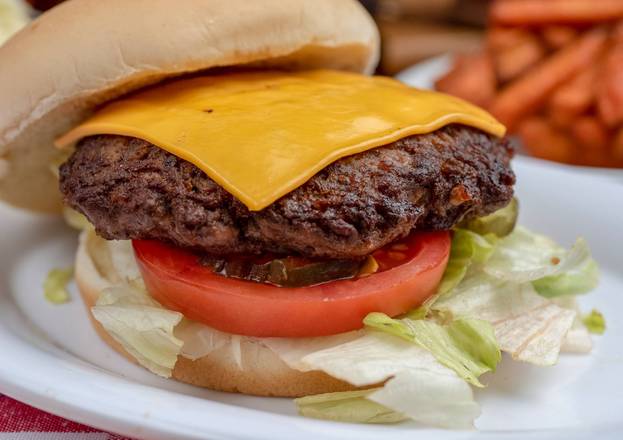 Order Big Cheeseburger - Burgers food online from Maurice's Piggie Park store, Irmo on bringmethat.com