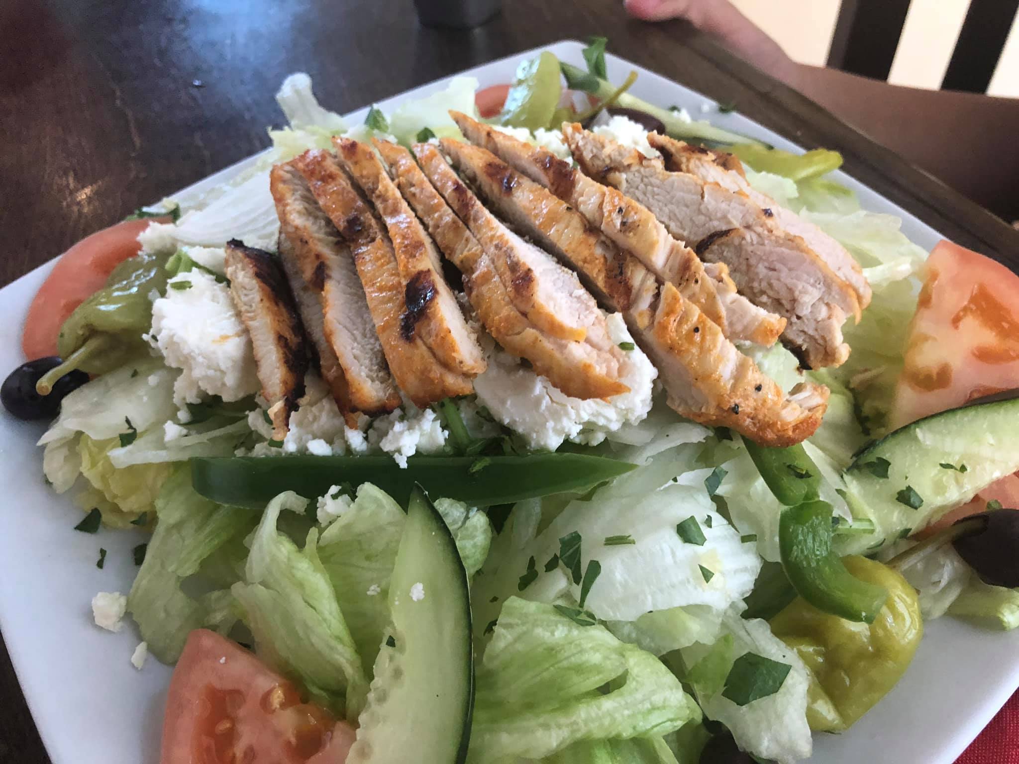 Order Greek Salad food online from Jadoz Grill House store, Friendswood on bringmethat.com