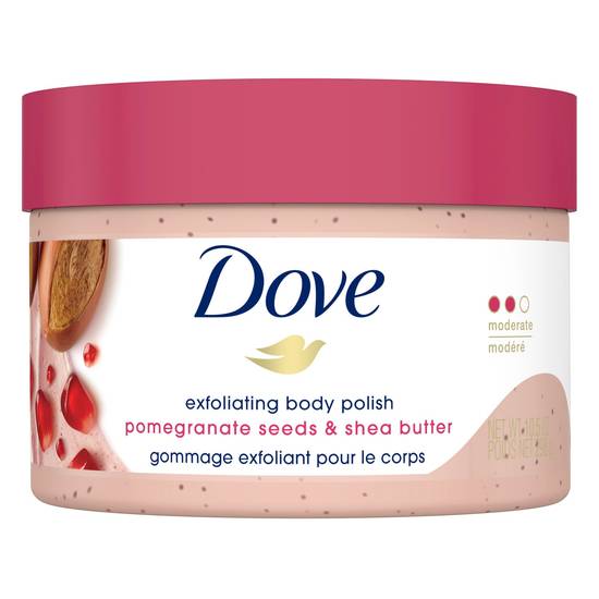 Order Dove Exfoliating Body Polish Pomegranate & Shea Body Scrub, 10.5 OZ food online from Cvs store, ONTARIO on bringmethat.com