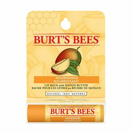 Order Burt's Bees Lip Balm - Mango food online from IV Deli Mart store, Goleta on bringmethat.com