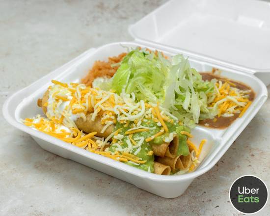 Order Chicken Hard Taco food online from RIVAS MEXICAN GRILL store, Fort Mohave on bringmethat.com